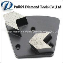 Tampon de meulage en métal d&#39;outil de rénovation de plancher en pierre de marbre de granit